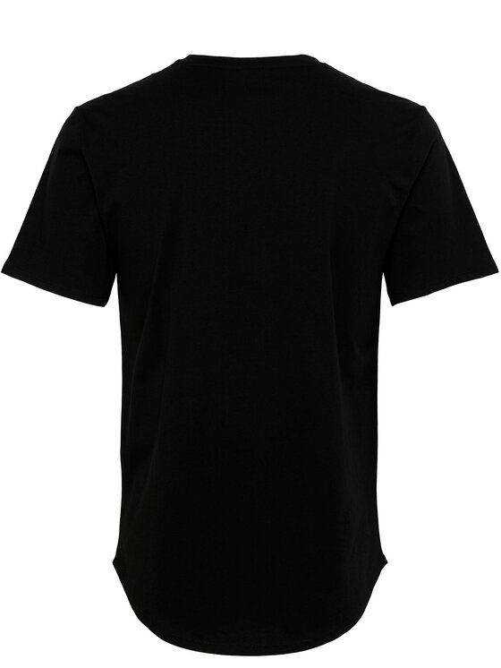 Only & Sons Only & Sons T-krekls Matt 22002973 Melns Regular Fit