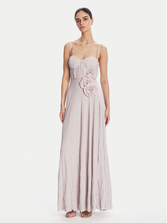 Elisabetta Franchi Večerné šaty ABR2252E2 544 Fialová Regular Fit