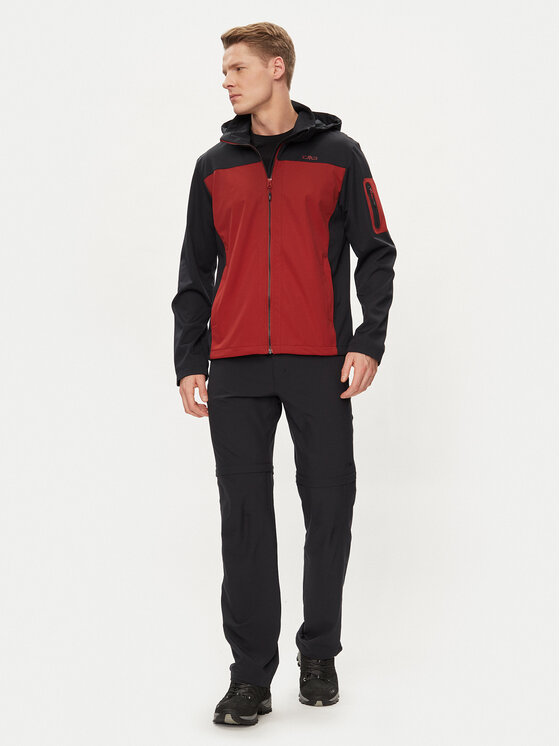 CMP CMP Kurtka przeciwdeszczowa 39A5027 Szary Regular Fit