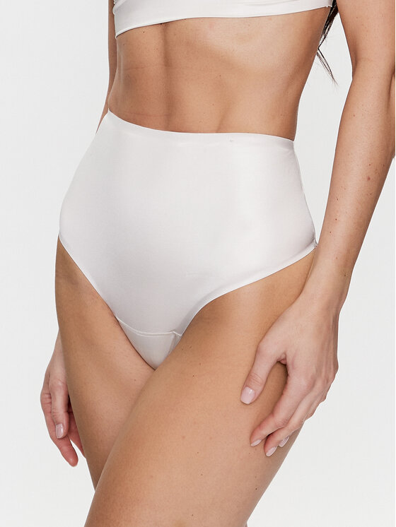SPANX Stringové nohavičky Shaping Satin 40063R Sivá