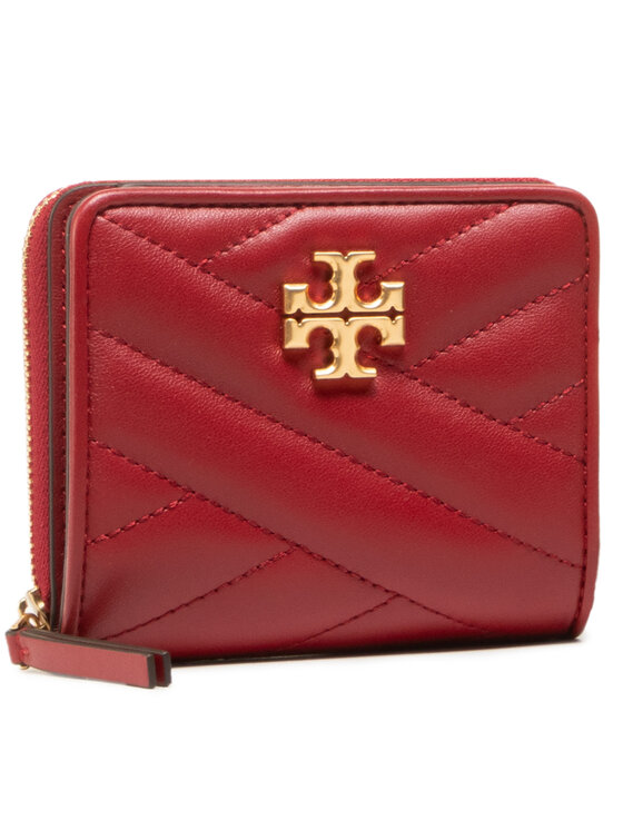 Tory Burch Kleine Damen Geldborse Kira Chevron Bi Fold Wallet 56820 Rot Modivo