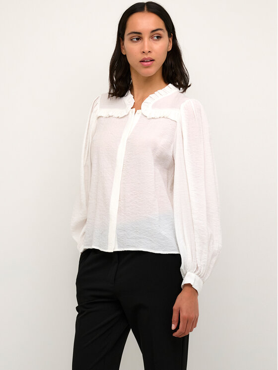 Karen by Simonsen Karen by Simonsen Särkpluus Kayakb 10104544 Valge Classic Fit