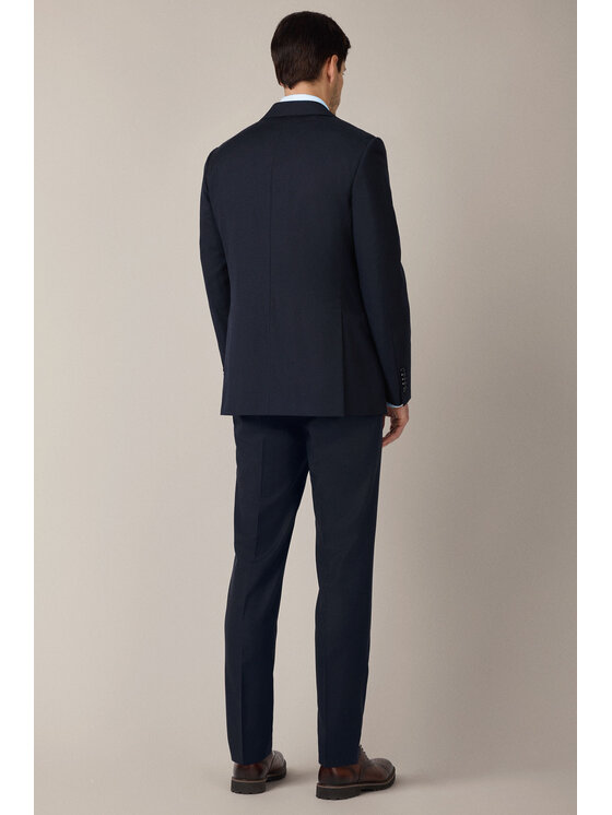 Lancerto Lancerto Spodnie materiałowe FORMAL SP073225000004 Granatowy Regular Fit