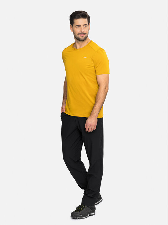 Viking Viking T-Shirt Tover Żółty Regular Fit
