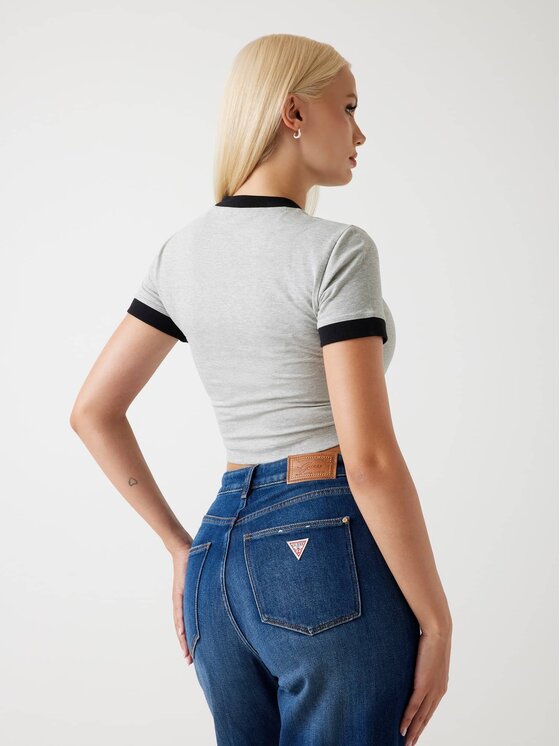 Guess Guess T-Shirt 178543 Šedá Classic Fit