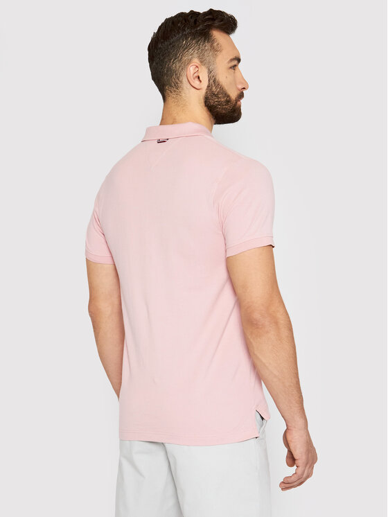 Tommy Hilfiger Tommy Hilfiger Polo Gs Placket MW0MW17788 Rosa Slim Fit