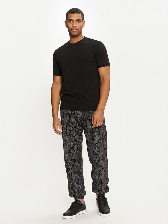 Karl Lagerfeld Jeans Karl Lagerfeld Jeans Jogginghose 246D1005 Schwarz Regular Fit