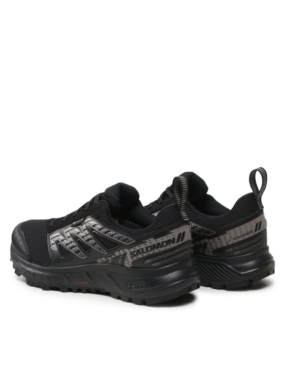 Salomon Salomon Sneakersy Wander GORE-TEX L47149500 Czarny