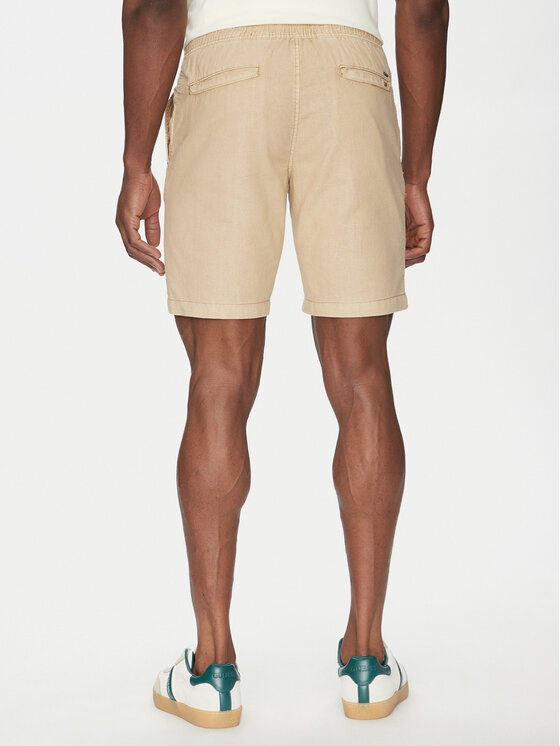 INDICODE INDICODE Stoffshorts Wamo 70-728 Beige Slim Fit