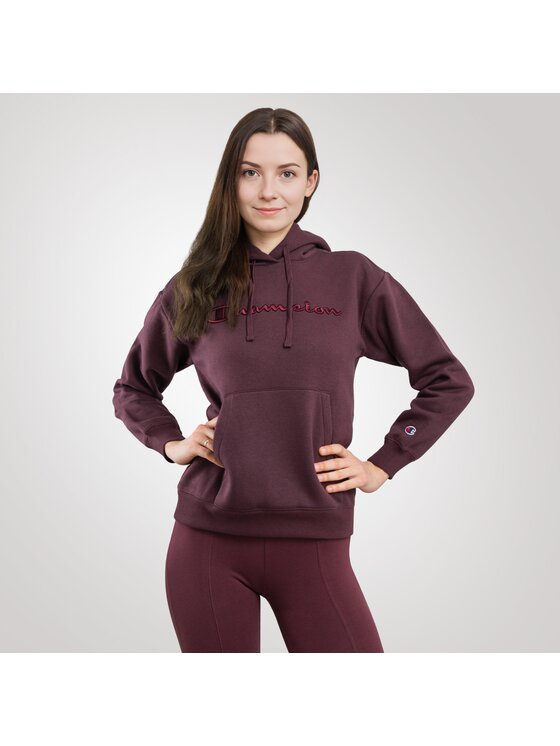 Champion Champion Bluza 116677-MS521-FUB_S Bordowy Relaxed Fit
