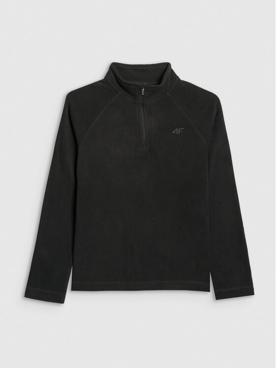 4F 4F Felpa di pile 4FJRAW25UFLEM072-20S Nero Regular Fit
