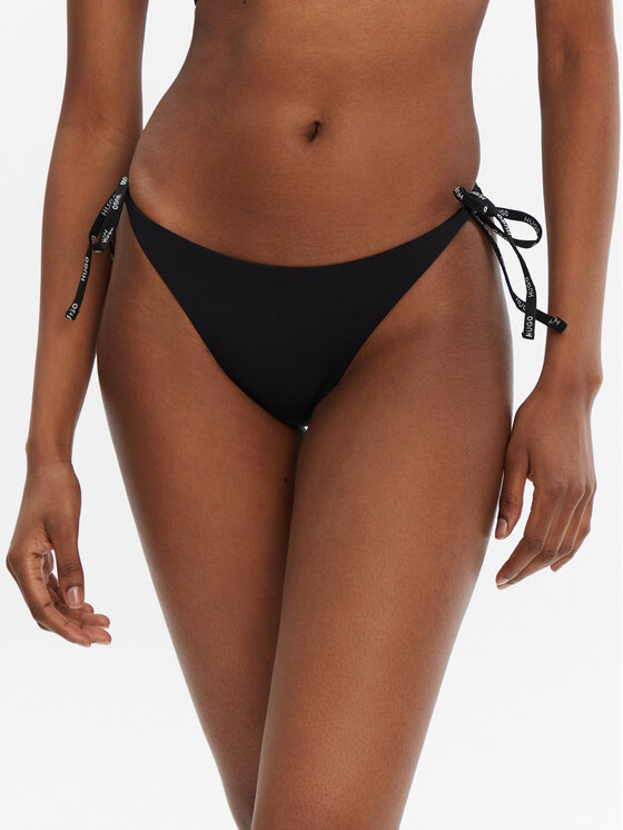 HUGO HUGO Spodnji del bikini Pure 50535795 Črna