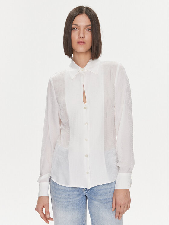 Liu Jo Liu Jo Camicia MF3312 T3702 Bianco Regular Fit