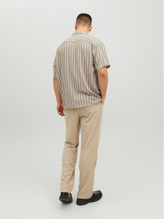 Jack & Jones Jack & Jones Hemd Jeff 12220423 Beige Relaxed Fit