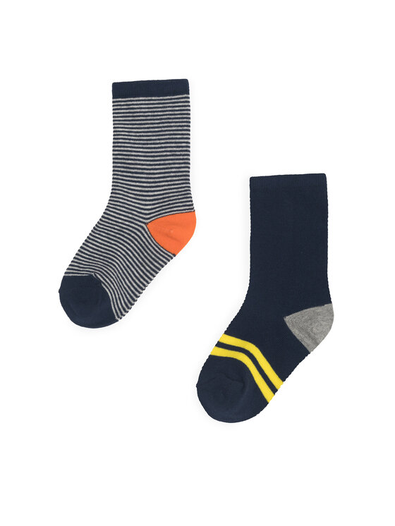 Action Boy Action Boy Set di 2 paia di calzini lunghi da bambini 8KB-004-AW23 (2-pack) Blu scuro