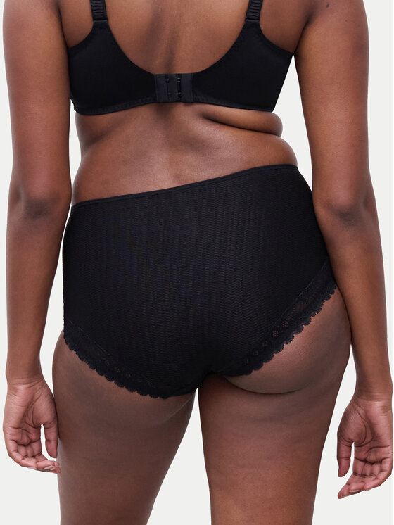 Chantelle Chantelle Klassischer Damenslip mit hoher Taille Sublime C19WC6 Schwarz