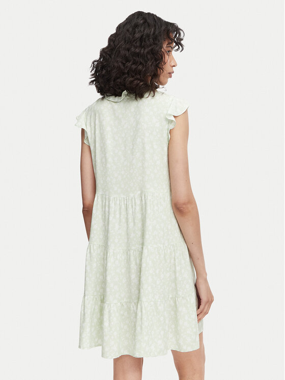 Vero Moda Vero Moda Vasaras kleita Alba 10342656 Gaiši zaļa Regular Fit