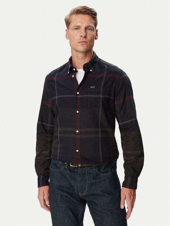 Barbour Barbour Koszula Dunoon MSH4980TN43 Khaki Regular Fit