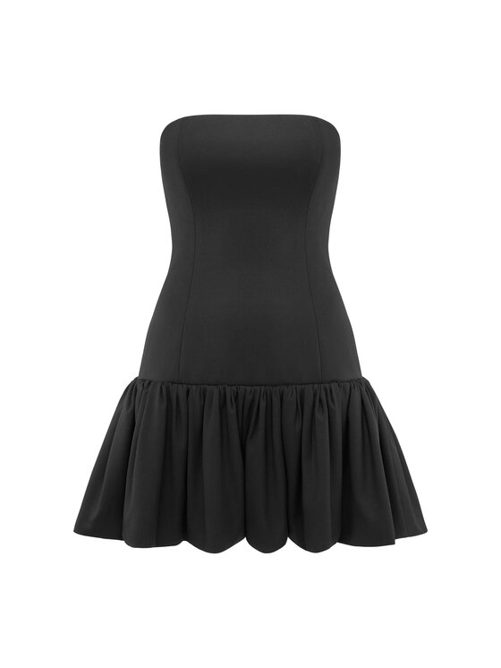 La Mania La Mania Sukienka codzienna PENNY Czarny Classic Fit