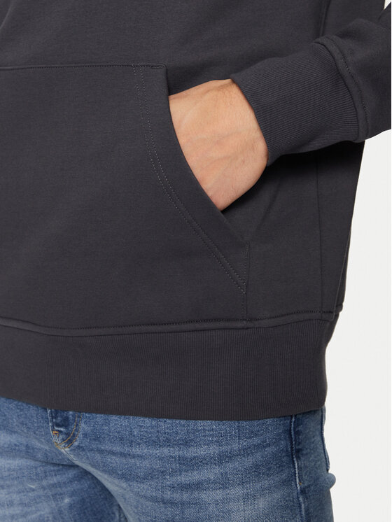 Calvin Klein Jeans Calvin Klein Jeans Džemperis ar kapuci J30J327076 Pelēks Regular Fit