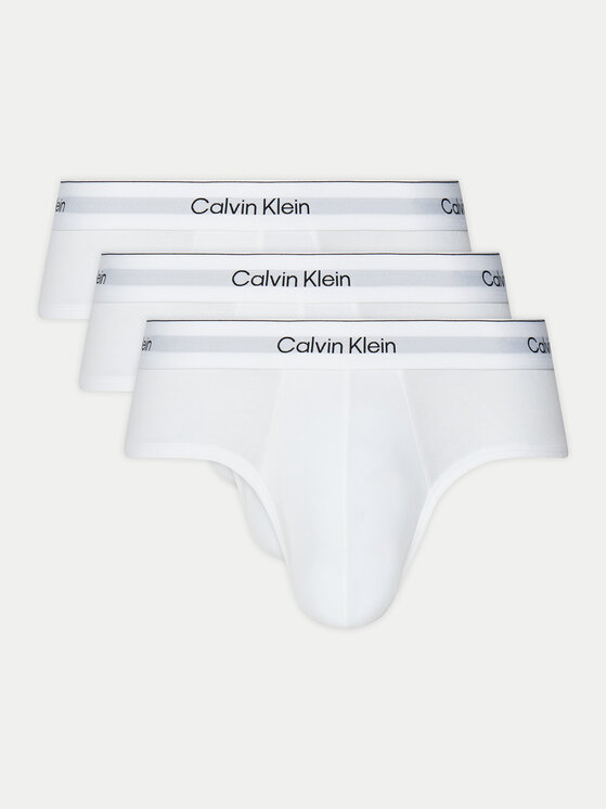 Calvin Klein Underwear Комплект 3 чифта слипове LV00NB4388 Бял