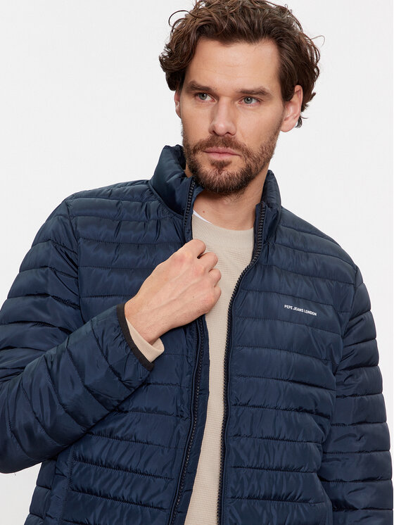 Pepe Jeans Pepe Jeans Demisezoninė striukė Henry PM402780 Tamsiai mėlyna Regular Fit