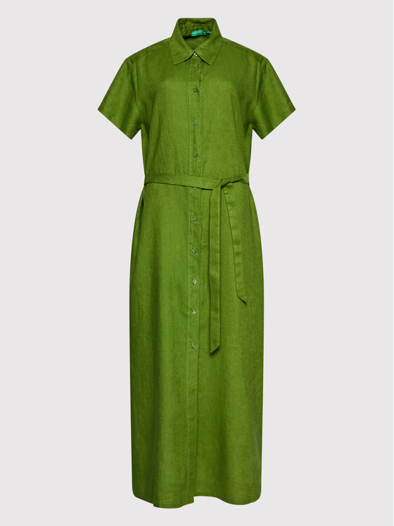 United Colors Of Benetton United Colors Of Benetton Pluusikleit 4AGHDV01L Roheline Regular Fit