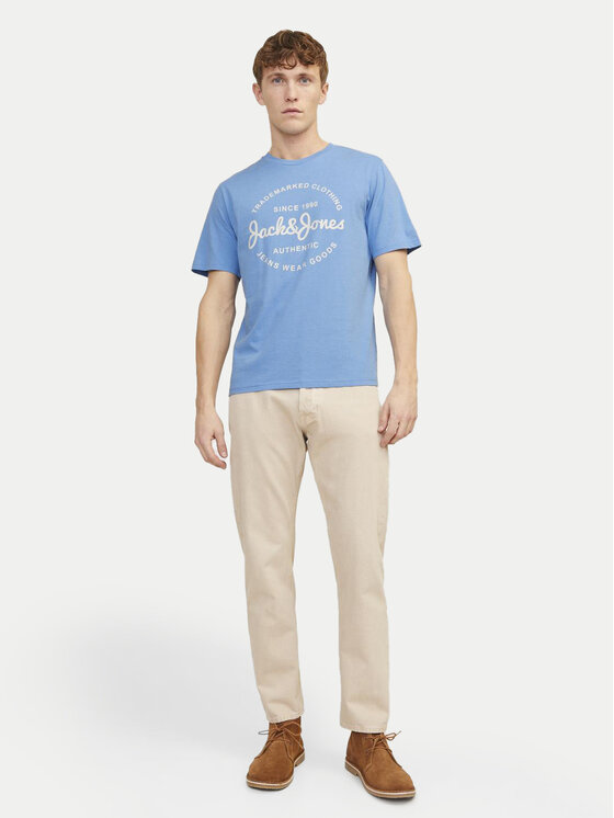 Jack & Jones Jack & Jones T-krekls Forest 12247972 Zils Standard Fit
