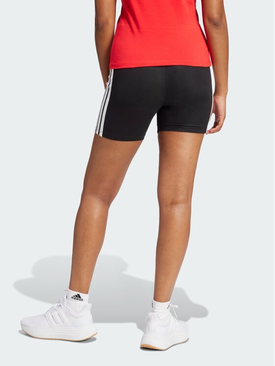 adidas adidas Szorty materiałowe 140909 Czarny Fitted Fit