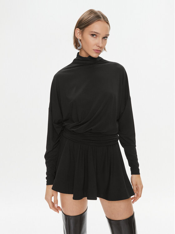 PINKO Pinko Vsakodnevna obleka Atom 102193 A1DE Črna Regular Fit