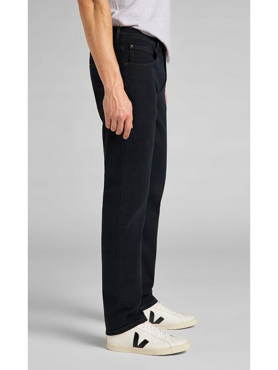Lee Lee Jeansy Brooklyn Straight Niebieski Regular Fit