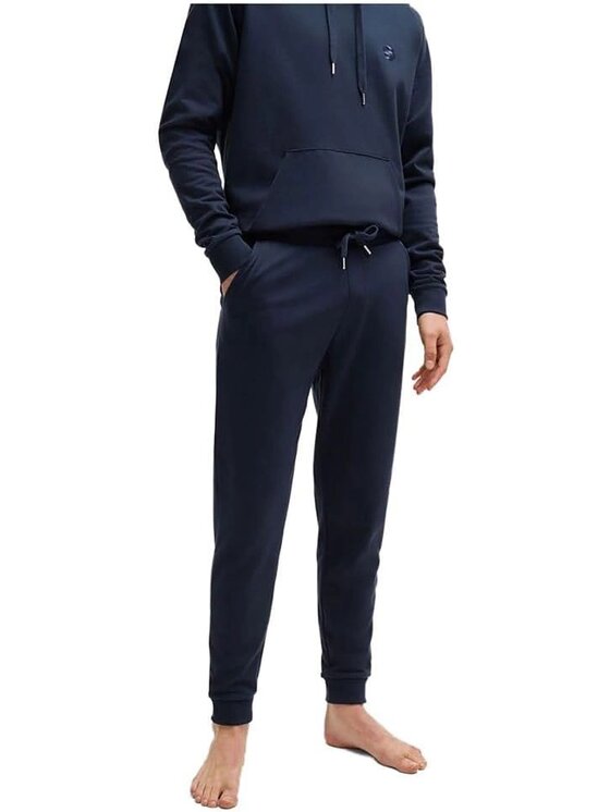 BOSS Boss Spodnie dresowe 50515175-403 Granatowy Regular Fit