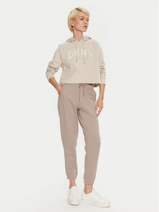 DKNY Sport DKNY Sport Felpa DP4T9811 Écru Regular Fit