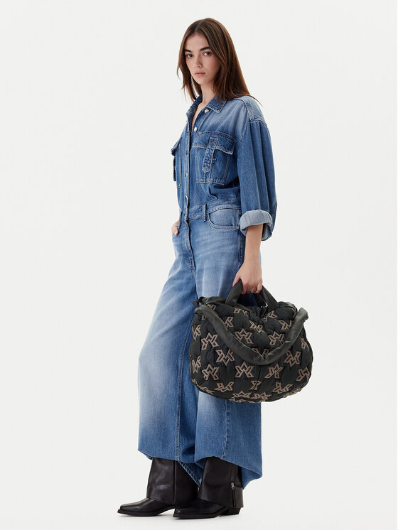 Vic Matié Vic Matié Handtasche Monogram 1H0600T 999BR8B468 Schwarz