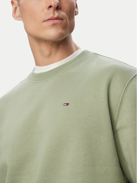 Tommy Jeans Tommy Jeans Džemperis DM0DM20741 Žalia Regular Fit