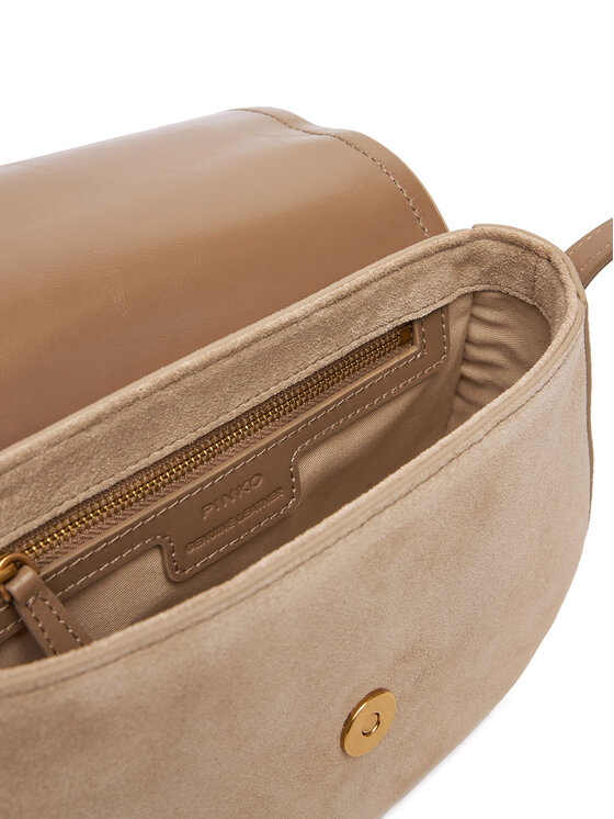 PINKO PINKO Rankinė Saddle Mini PE PLTT 103831 A29N Smėlio