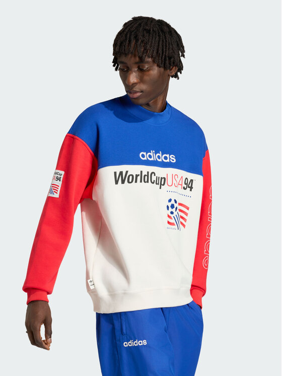 adidas adidas Bluza techniczna 165583 Niebieski jasny Loose Fit