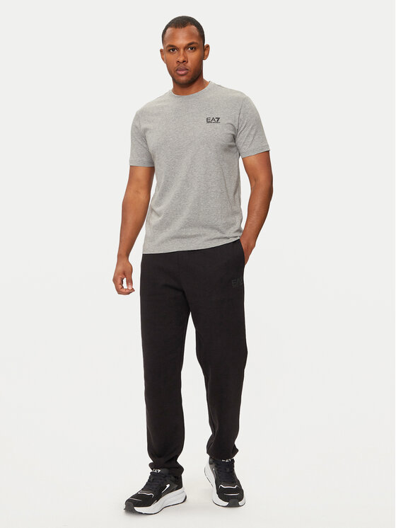 EA7 Emporio Armani T-Shirt 8NPT25 PJVPZ Šedá Regular Fit