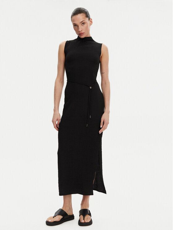 Calvin Klein Calvin Klein Rochie de vară K20K208304 Negru Slim Fit