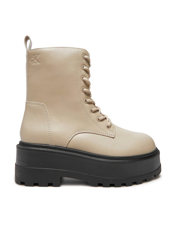 Calvin Klein Jeans Calvin Klein Jeans Pohodni čevlji Flatform YW0YW01535 Bež