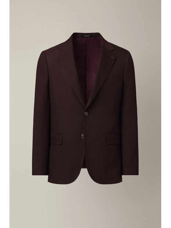 Lancerto Lancerto Marynarka Marseille MA073226000023 Bordowy Regular Fit