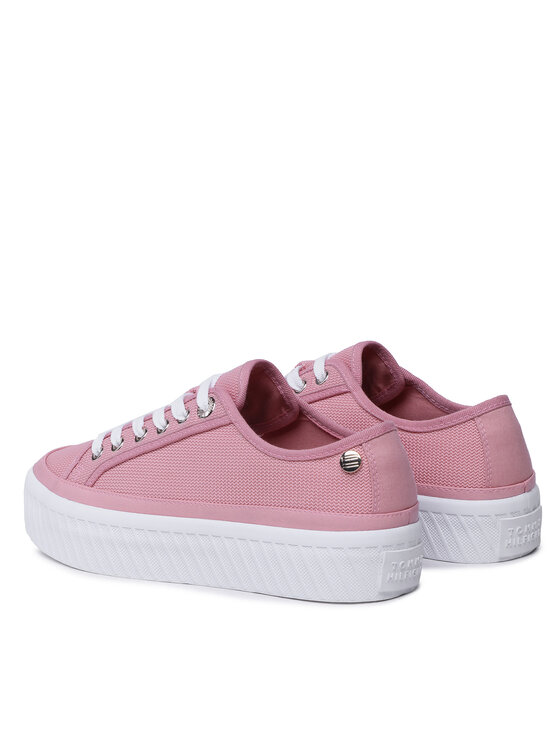 Tommy Hilfiger Tommy Hilfiger Tenisówki Platform Vulcanized Sneaker FW0FW07156 Różowy