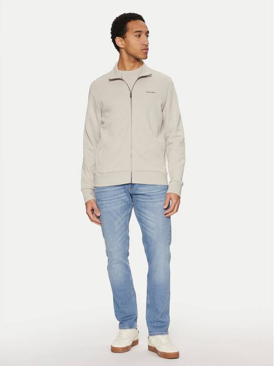 Calvin Klein Calvin Klein Mikina K10K114487 Béžová Regular Fit