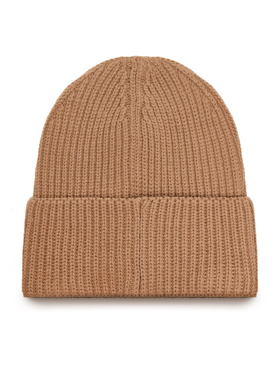 Calvin Klein Jeans Calvin Klein Jeans Sada čepice a šál Monogram Rib Scarf Beanie Set IU0IU00638 Hnědá