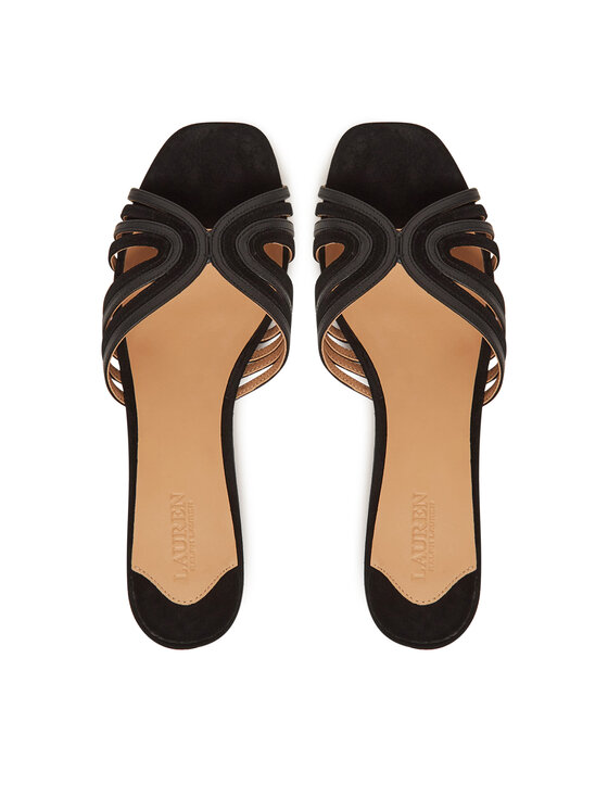LAUREN RALPH LAUREN LAUREN RALPH LAUREN Klapki Fay 802961818003 Czarny