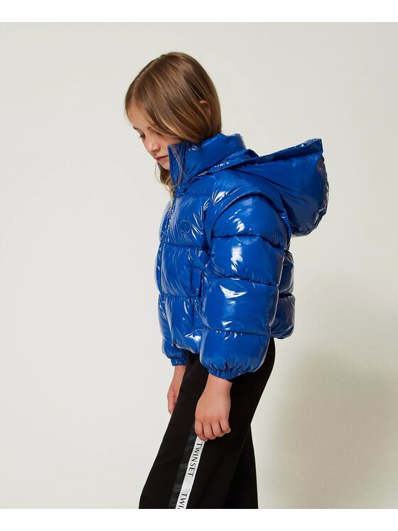 TWINSET TWINSET Kurtka zimowa 242GJ2160 Niebieski Regular Fit