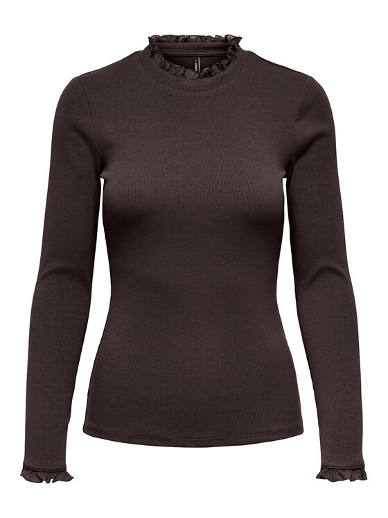 ONLY ONLY Blūze Leslie 15277888 Brūns Regular Fit