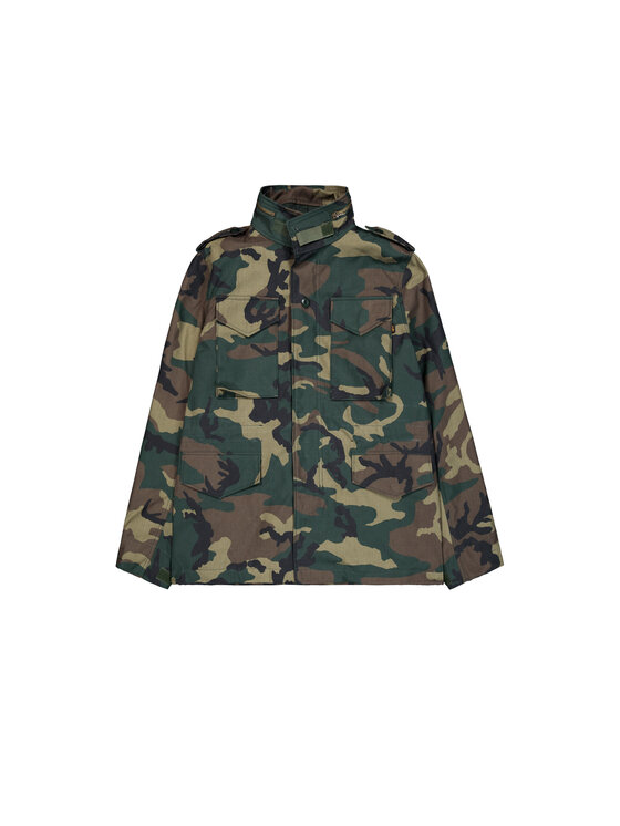 Alpha Industries Alpha Industries Kurtka outdoor Studio M-65 Camo Field Jacket Khaki Loose Fit