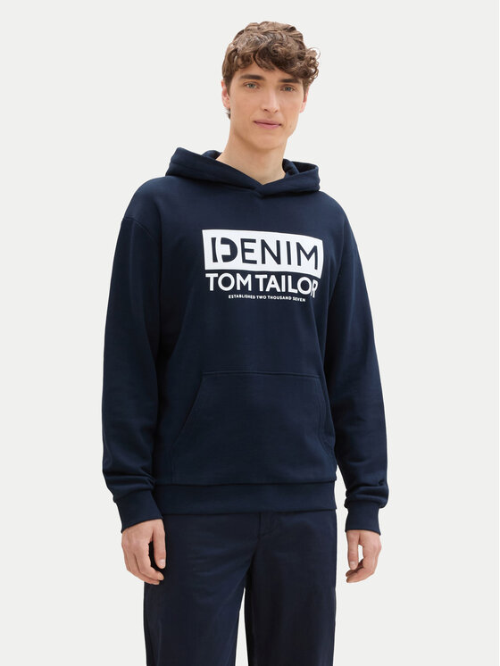 Tom Tailor Denim Tom Tailor Denim Sweatshirt 1041482 Dunkelblau Regular Fit