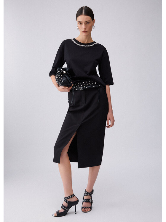 Liu Jo Liu Jo T-shirt WA6128JS904P9320 Nero Regular Fit